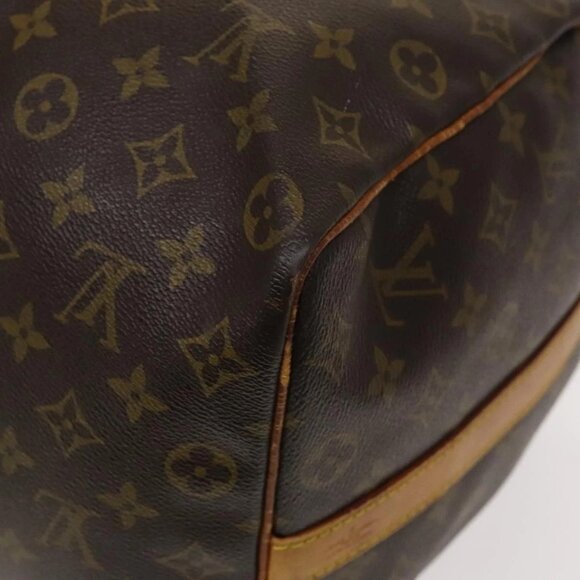 LOUIS VUITTON Monogram Keepall Bandouliere 50 Boston Bag M41416 LV Auth 134816 - Picture 5 of 16
